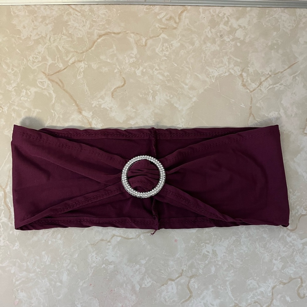 Set of 25 spandex chair bows